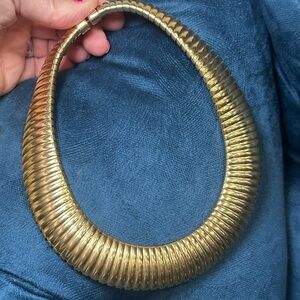 Elegant Gold Women's Statement Necklace